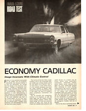 1966 CADILLAC CALAIS COUPE 429/340-HP ~ ORIGINAL 5-PAGE ROAD TEST / ARTICLE / AD picture