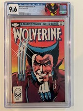 Wolverine Limited Series #1 CGC 9.6 Near Mint+ New Slab & Custom Wolverine Label picture
