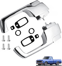 Chrome Exterior Front Pair Set Door Handles Fit for Chevy GMC picture
