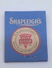 Vintage Shapleigh's Keen Kutter Diamond Edge Matchbook Cover New Old Stock picture