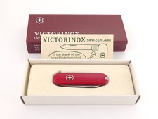 Vintage Victorinox Secretary Swiss Army Knife Red 84mm 1976-1986 W/ Box Paper picture