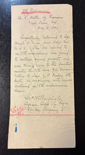 1898 Spanish American War Document Signed George Goethals Panama Canal Wise picture