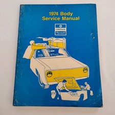 1974 Chrysler Plymouth Imperial Passenger Car Body Service Manual OEM picture