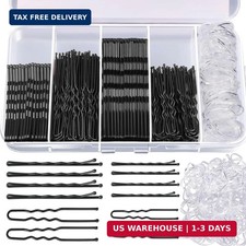 300pcs Hair Pins Bobby Pins Black, 100 Black Bobby Pins 2