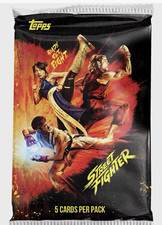 2026 Topps X Street Fighter - Single Pack (NEW) Pre Sale x20 picture