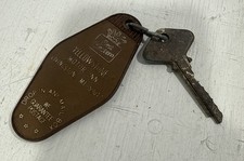 Vintage Best Western Yellowstone Motor Inn Room #332 Key & Fob Livingston, MT picture