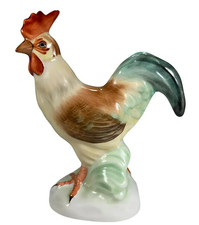 Herend Hungary Porcelain Rooster Figurine Farmyard Collection 5.5Tall picture