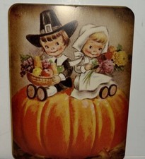 Thanksgiving Wall Decor VINTAGE STYLE Die Cut  5 X 7” picture