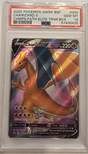 2020 Pokémon Charizard V SWSH Black Star Promo SWSH050 English PSA 10 picture