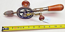 Hand Drill, Millers-Falls No. 3 Antique Hand Drill, Bits stored in handle, USA picture