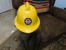 Vintage 1981 Cromwell Fire Helmet London Fire Brigade Size large picture