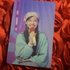 NAYEON TWICE 2024 Suits Celeb K-pop Girl Photo Card Bandanna Blue picture