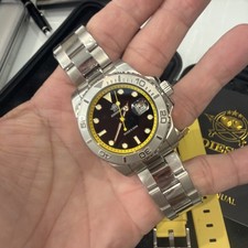 addiesdive Diver Watch Quartz 41mm 200M Waterproof Yellow Stainless Steel picture