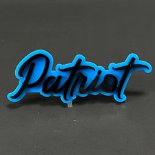 1PC Patriot 3D Acrylic Badge - Car Truck Emblem Fender Tailgate Trunk Sticker picture