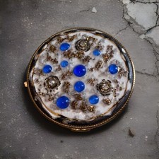 Vintage Evans Jeweled Powder Compact picture