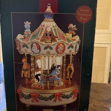 Vintage Maisto Christmas Collections Holiday Merry Go Round picture