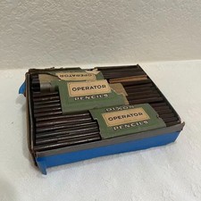 RARE Vintage Dixon Operators 300 Telegraph Pencils Lot 70 Six Dozen Box USA picture
