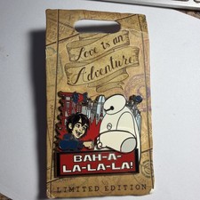 Disney WDW Love is an Adventure Teamwork Big Hero 6 Baymax & Hiro LE 750 Pin picture