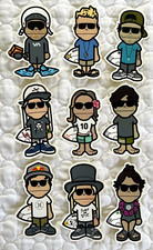 Sun Bum Ambassador Vinyl Sticker Collection WSL Surf Team Limited Edition picture