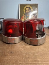 Vintage Federal Signal Beacon Ray Model 11 Red Light late 1950's Obsolete / Part picture