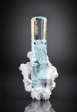 Natural Aquamarine Crystal With Albite From Skardu, Pakistan picture