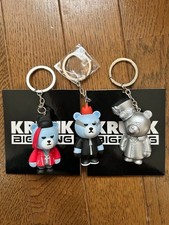 BigBang G-Dragon & T.O.P K-Pop Keychain Set, Rare Silver TOP, 14+ picture
