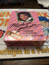 (1) Box 1984 Topps Michael Jackson Series 1  Immaculate Condition picture