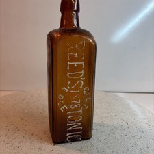 Antique Reed’ Tonic 1878 Gilt Edge Bottle picture