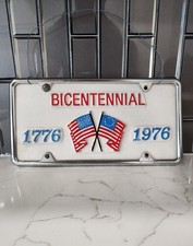 1776-1976 Bicentennial Booster License Plate  Vintage Booster License Plate picture