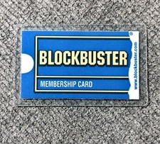 Vintage Authentic Blockbuster Video Membership Card Retro Nostalgia Collectible picture