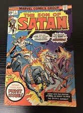 THE SON OF SATAN #1 Vintage 1975 Solo Daimon Hellstrom MARVEL COMICS VG/FINE🔑🔥 picture