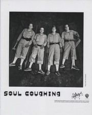 90s Alternative Rock Band SOUL COUGHING B&W 8x10 Publicity PHOTO 1998 picture
