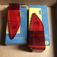 1963 Through 1966 Studebaker Wagon Tail Light Lenses In Box Nos Pair picture