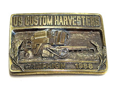 US Custom Harvesters Campaign 1988 Belt Buckle #281/5000 picture