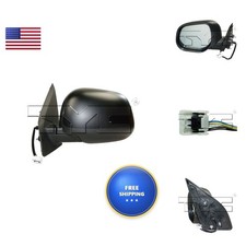 TYC 6600042 Door Mirror Left-Side Compatible 2011-2016 Mitsubishi Outlander picture
