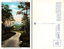 Mount Chapin from Horseshoe Park Colorado CO Postcard picture