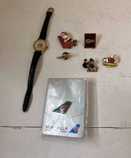 Vintage Western Delta China Southern Airlines Pins Lot No Smoking LAX 84 Watch picture
