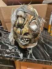 Vintage Illusive Concepts? Zombie Mask 1990s Exposed Brain Shroud Don Post Era picture