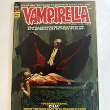 Warren Mag: Vampirella #16 Sanjulian Cover Vintage Bronze Age Horror Rare (1972) picture