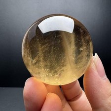 48mm Natural citrine sphere quartz polished ball Reiki energy gift picture