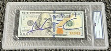 Alec Monopoly Signed Autograph $100 Bill Currency PSA/DNA Encapsulated 10 Auto picture