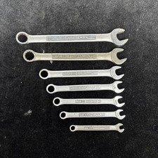7 pc Craftsman Wrench Set V Serie Vintage SAE 5/16,3/8,7/16,1/2,9/16,11/16,3/4 ￼ picture