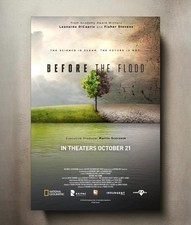 Before the Flood 8x12 Metal Movie Poster Sign picture