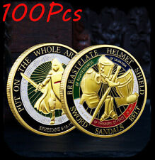 100Pcs Set Put on the Whole Armor of God Commemorative Challenge Collection Coin picture