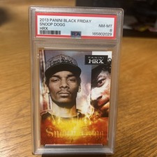2013 Panini Black Friday Snoop Dogg HRX PSA 8 picture