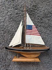 Wooden Sailboat 16” picture