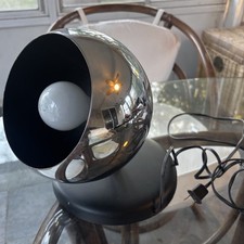 Koch & Lowy Omi Stamped Vintage MCM Orb Chrome Eyeball Desk Lamp Space Age Works picture