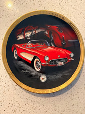 1993 Hamilton Collection 1957 Chevrolet Corvette Collector Plate Marc Lacourcier picture