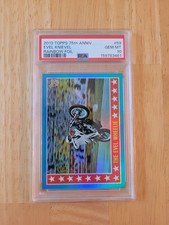 2013 Topps 75th Anniversary Rainbow Foil #59 Evel Knievel PSA 10 Gem Mint Pop 4 picture