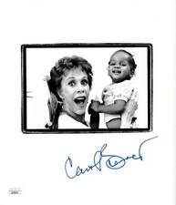 Carol Burnett autographed signed 9x10 B&W book page photo JSA COA Mad About You picture